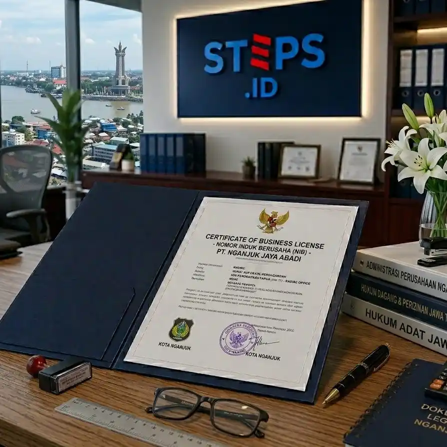 Ilustrasi dokumen legal dan perizinan payakumbuh