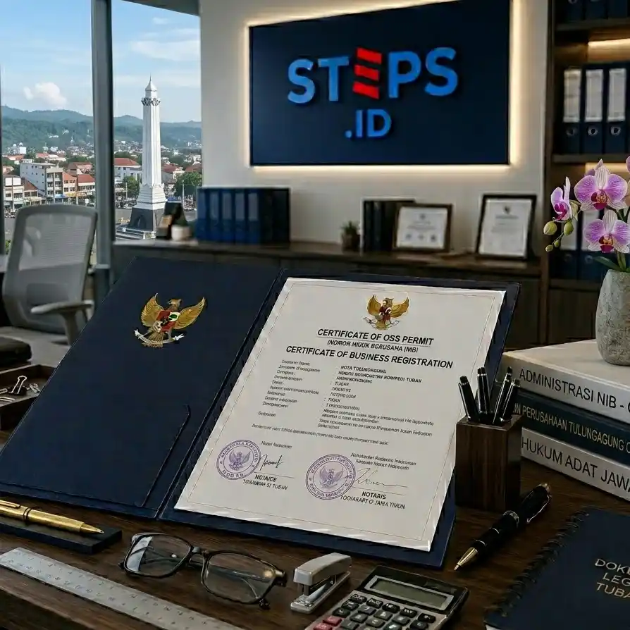 Ilustrasi dokumen legal dan perizinan pontianak