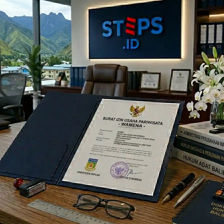 Ilustrasi dokumen legal dan perizinan rembang