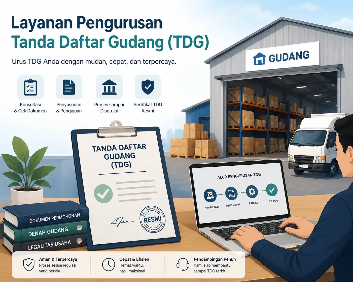 Pengurusan Tanda Daftar Gudang Ambon