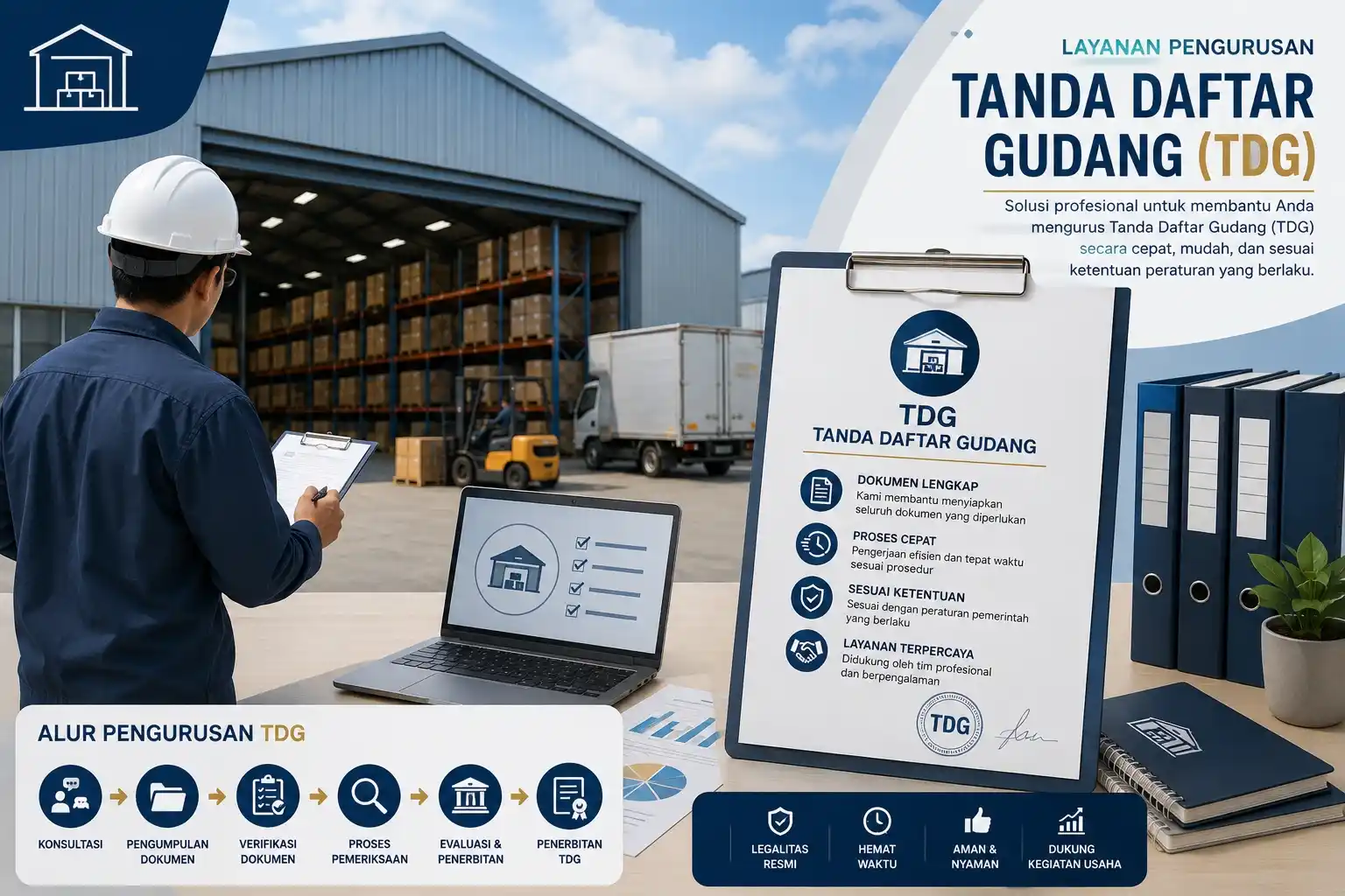 Pengurusan Tanda Daftar Gudang Mimika