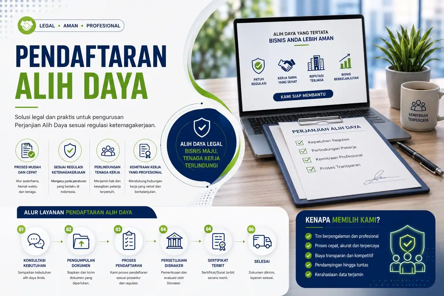STEPS ID Jasa Pengurusan Pendaftaran Alih Daya Bengkulu